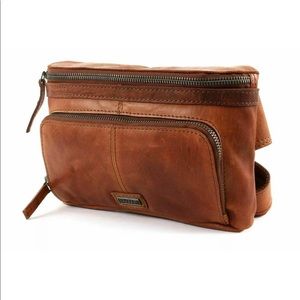 SPIKES & SPARROW Bronco Beltbag in Brandy waist Fanny pack